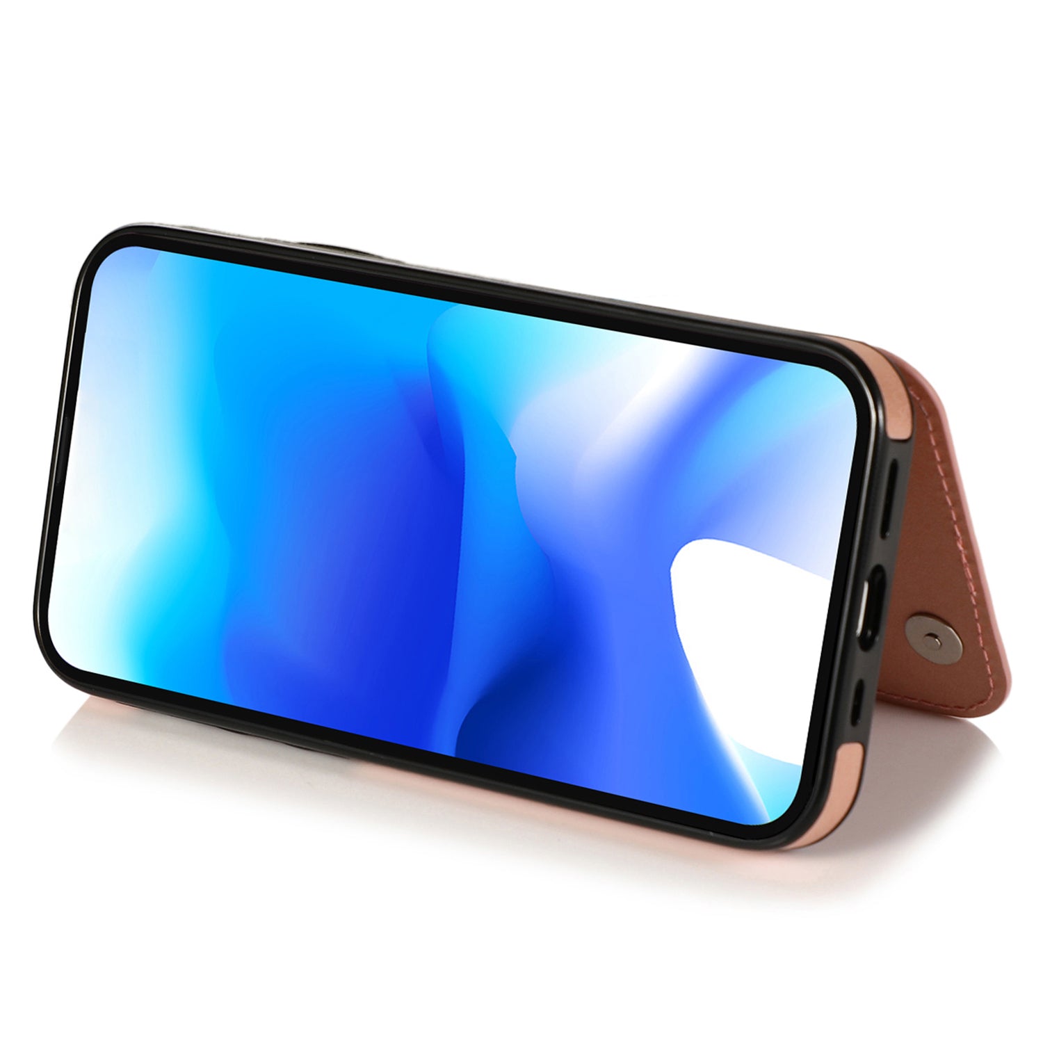For iPhone 15 Plus Case PU Leather+TPU Imprinted Mandala Flower Card Holder Phone Cover - Rose Gold For iPhone 15 Plus Case PU Leather+TPU Imprinted Mandala Flower Card Holder Phone Cover - Rose Gold